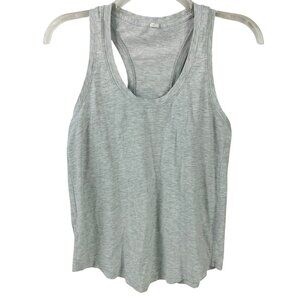 Lululemon Love Tank Top Womens Size 4 Heather Gray Athleisure Sport Gorpcore